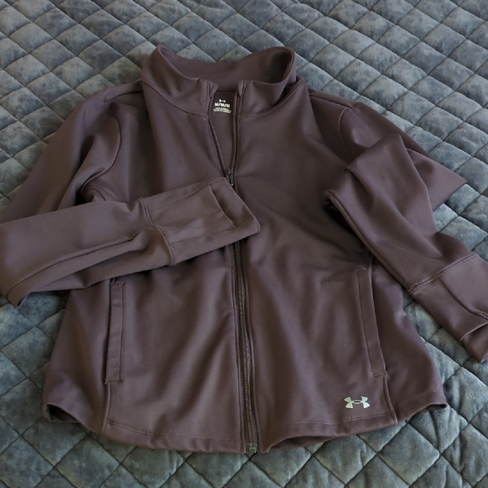 Under Armour Dark Purple Zip-Up Jacket